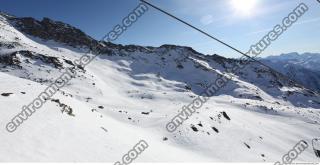 Photo Texture of Background Snowy Mountains